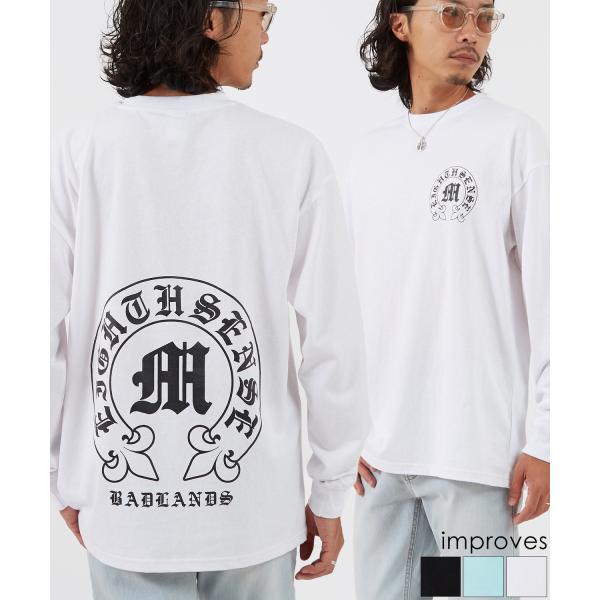 長袖Tシャツ メンズ SIDEWAY STANCE サイドウェイスタンス オリジナルプリント アーチ...