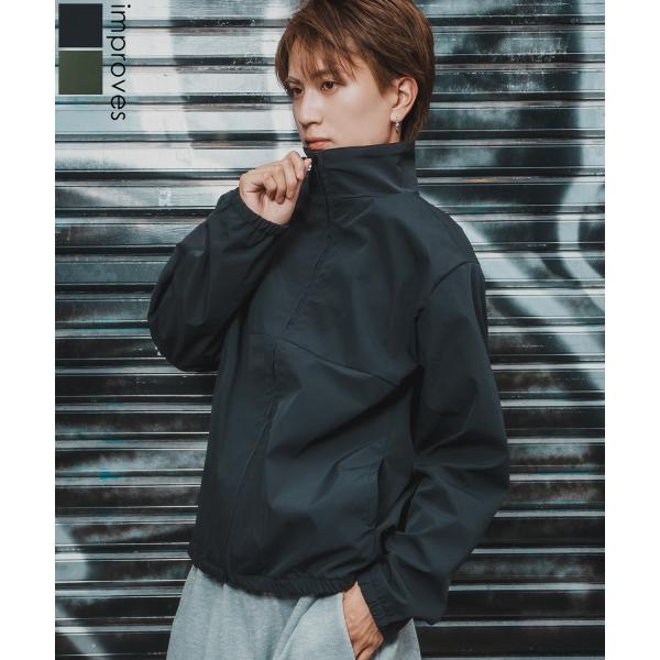 ブルゾン メンズ　SIDEWAY STANCE サイドウェイスタンス ポリワッシャーブルゾン　テック...