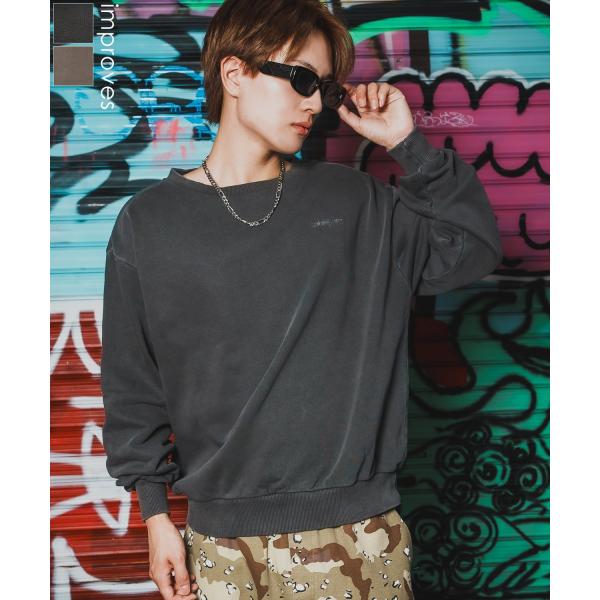 トレーナー メンズ SIDEWAY STANCE サイドウェイスタンス スウェット ピグメント プル...