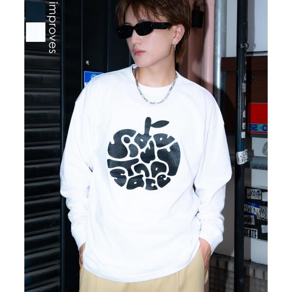 長袖Tシャツ メンズ SIDEWAY STANCE サイドウェイスタンス ロンT カットソー タイポ...
