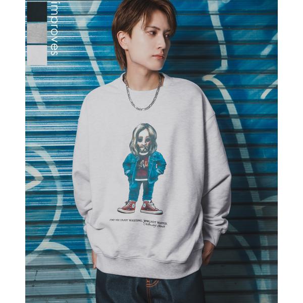 トレーナー メンズ SIDEWAY STANCE サイドウェイスタンス 裏毛 スウェットトレーナー ...