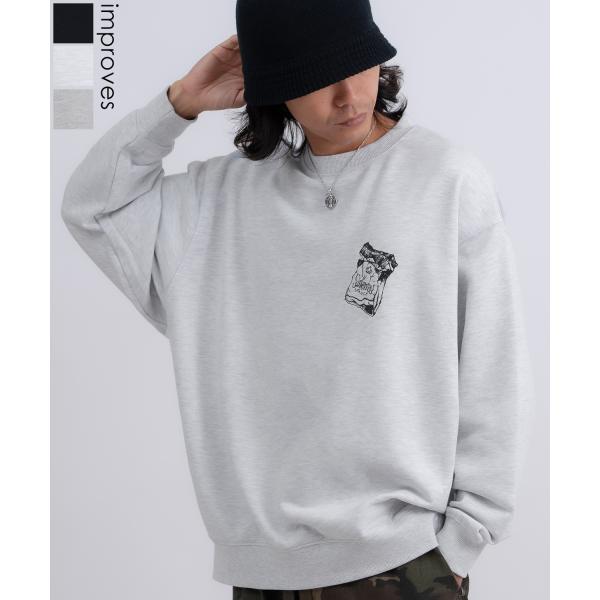 トレーナー メンズ SIDEWAY STANCE サイドウェイスタンス 裏毛 スウェットトレーナー ...