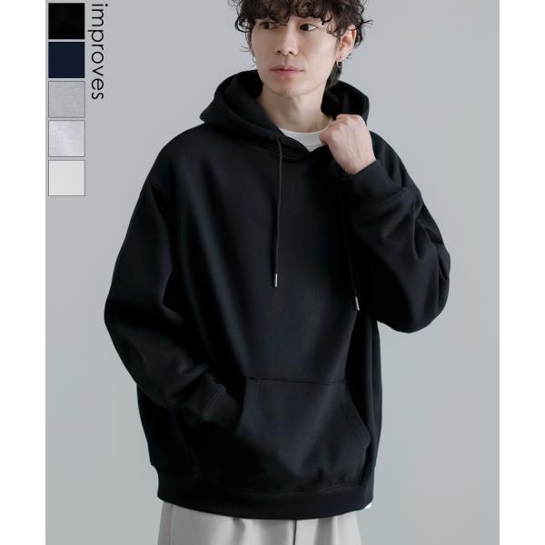 パーカー メンズ レディース SIDEWAY STANCE サイドウェイスタンス 無地 裏毛 スウェ...