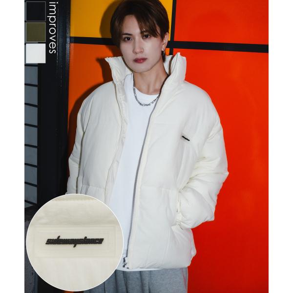 ダウンジャケット メンズ SIDEWAY STANCE サイドウェイスタンス エコダウン ブルゾン ...