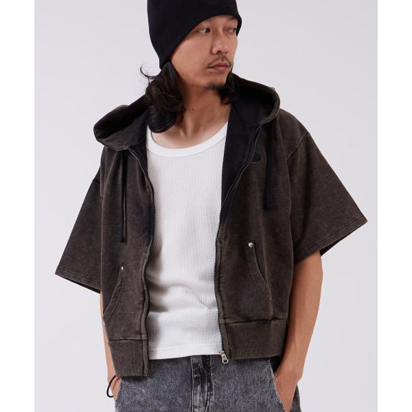 半袖シャツ メンズ サイドウェイスタンス ビッグシルエット ピグメント カットソー 半袖T アメカジ...