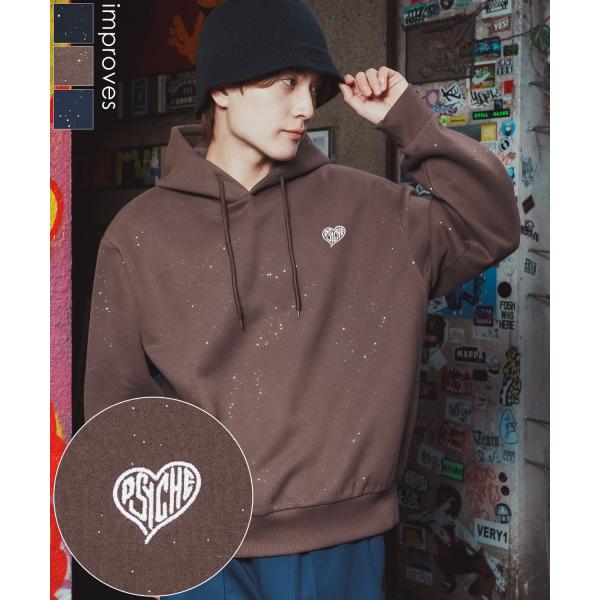 パーカー メンズ SIDEWAY STANCE サイドウェイスタンス 裏起毛 スウェット プルオーバ...