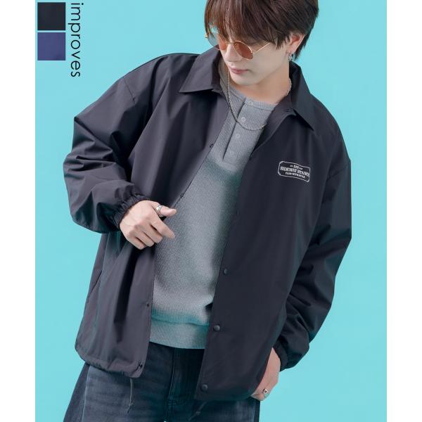 コーチジャケット メンズ SIDEWAY STANCE サイドウェイスタンス ナイロン  アメカジ ...