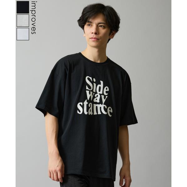 半袖Tシャツ メンズ SIDEWAY STANCE サイドウェイスタンス オリジナルプリント ウェー...