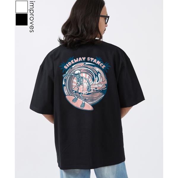 半袖Tシャツ メンズ SIDEWAY STANCE サイドウェイスタンス オリジナルプリント サーフ...