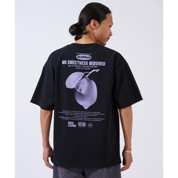 半袖Tシャツ メンズ SIDEWAY STANCE サイドウェイスタンス オリジナルプリント レモン...