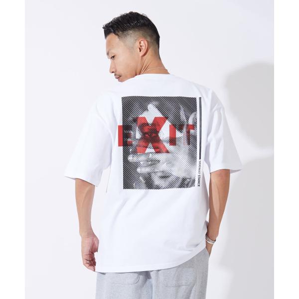 半袖Tシャツ メンズ レディース フォトプリント 綿100 ビッグシルエット SIDEWAY STA...