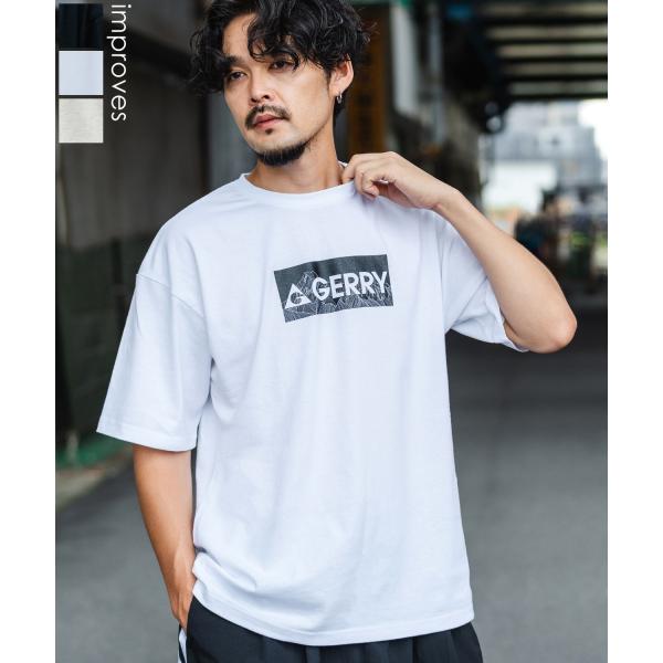 半袖Tシャツ メンズ GERRY ジェリー 別注 マウントロゴ ボックスロゴ プリント 半袖T Tシ...