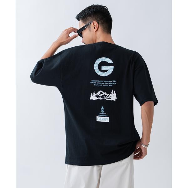 半袖Tシャツ メンズ GERRY ジェリー 別注プリント カットソー バックプリント ワンポイント ...