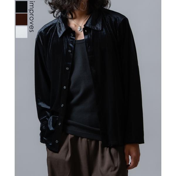 カーディガン メンズ  ベロア素材 セットアップ リラックスウェア ジェンダーレス カジュアル シン...