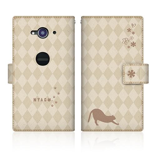 AQUOS Xx2 (502SH) オリジナルデザイン 【 NYAGO ノート フレンチ フラワー ...