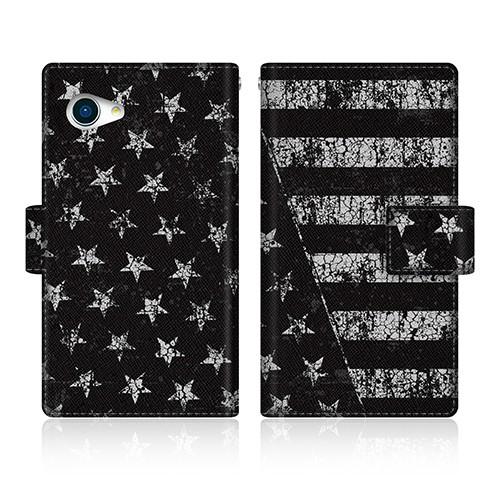 AQUOS Xx2 mini (503SH) オリジナルデザイン 【 アメリカン モノトーン ブラッ...