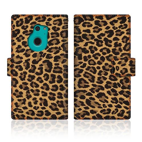 ARROWS Fit (F-01H) オリジナルデザイン 【 ヒョウ柄 クラシック レパード ノート...