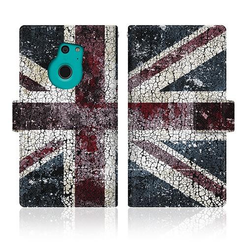 ARROWS Fit (F-01H) オリジナルデザイン 【 ユニオンジャック クラシカル ノート ...