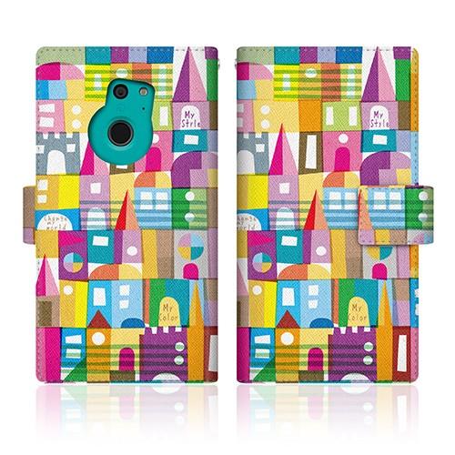 ARROWS Fit (F-01H) オリジナルデザイン 【 ジャーニー ストリート グラフィック ...