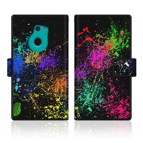 ARROWS Fit (F-01H) オリジナルデザイン 【 グラフィック クレイジー ペイント ア...