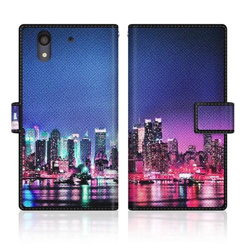 arrows NX (F-01K) オリジナルデザイン 【 フォト デザイン ナイト ニューヨーク ...