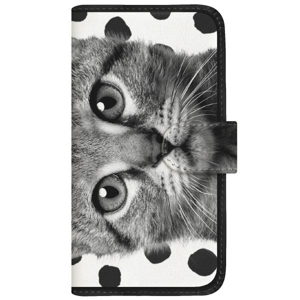 らくらくスマートフォン me (F-03K)  オリジナルデザイン 【 NYAGO べろ あっかんべ...