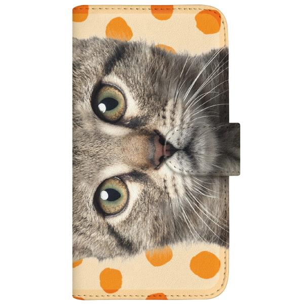 らくらくスマートフォン me (F-03K)  オリジナルデザイン 【 NYAGO ぺろぺろ にゃー...