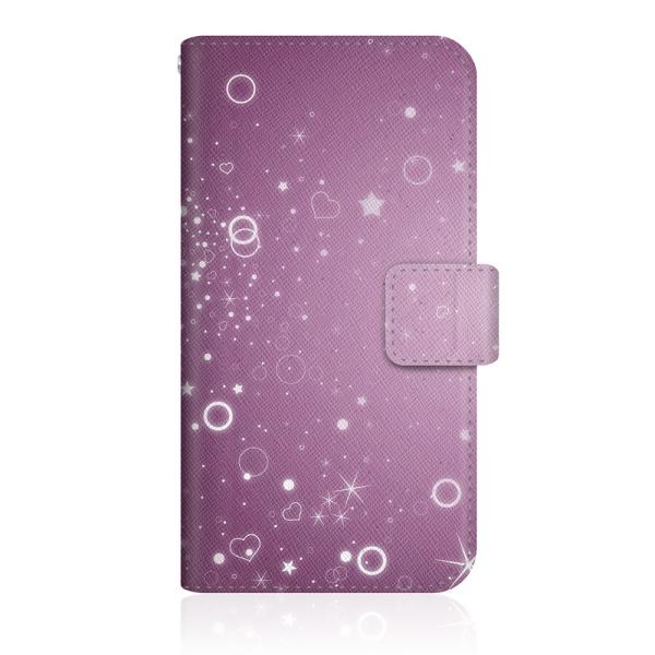 Google Pixel 3a （G020H） オリジナルデザイン 【 星雲の乱舞 和柄 パープル ...