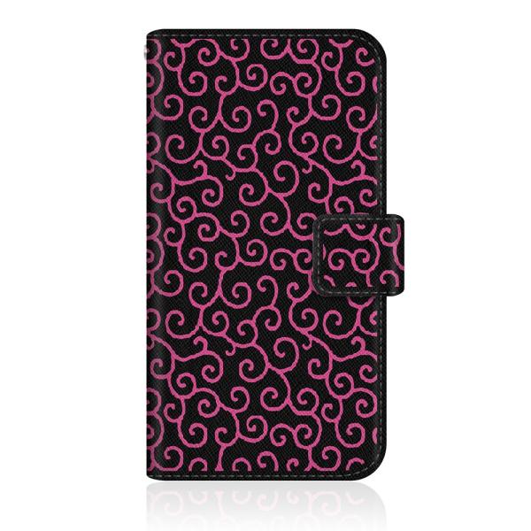 Google Pixel 3a （G020H） オリジナルデザイン 【 モダン 唐草模様 ブラック ...