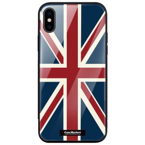 iPhone対応 スマホケース ガラス CaseMarket【 クラシック ユニオンジャック 】iP...