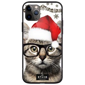 iPhone 14 Plus (iPhone14p) NYAGO ノート キュート メガネ フェイス...