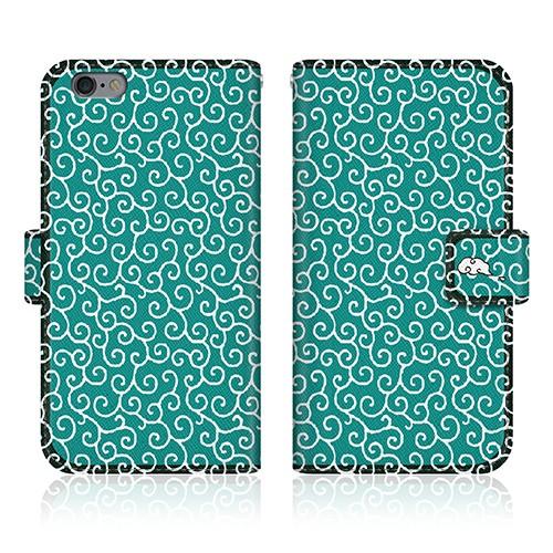 iPhone 6 (4.7inch) (iPhone6) オリジナルデザイン 【 キュート 唐草模様...