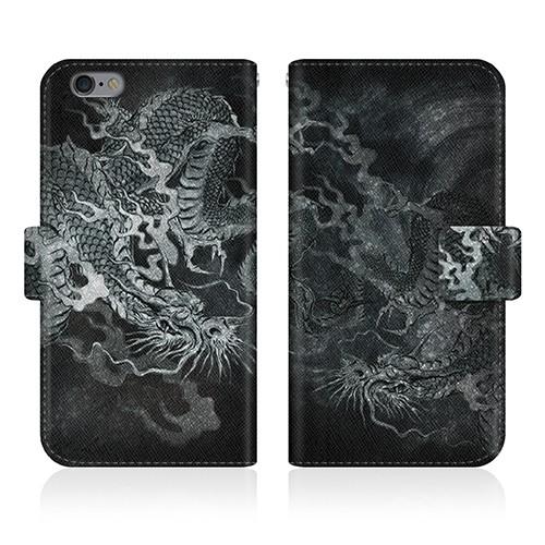 iPhone 6 (4.7inch) (iPhone6) オリジナルデザイン 【 龍の咆哮 - 黒 ...