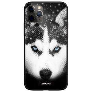 iPhone X (iPhoneX) スノー ウルフ &amp; シベリアンハスキー 2045