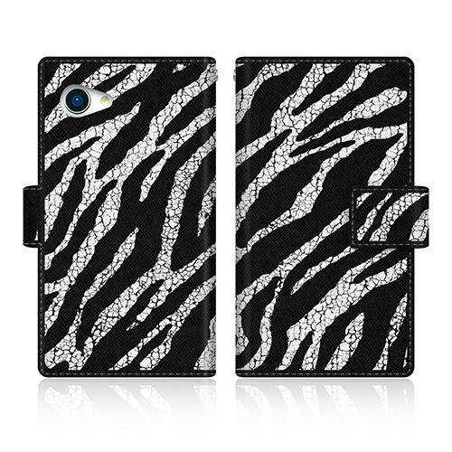AQUOS Compact (SH-02H) オリジナルデザイン 【 ゼブラ柄 クラシック アニマル...