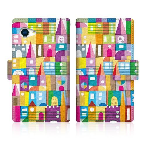 AQUOS Compact (SH-02H) オリジナルデザイン 【 ジャーニー ストリート グラフ...