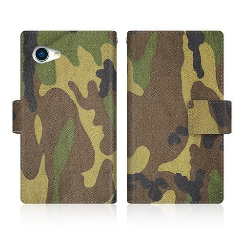 AQUOS Compact (SH-02H) オリジナルデザイン 【 迷彩柄 サバイバル アーミー ...