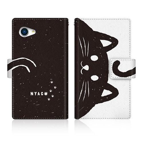 AQUOS Compact (SH-02H) オリジナルデザイン 【 NYAGO ノート しっぽ モ...