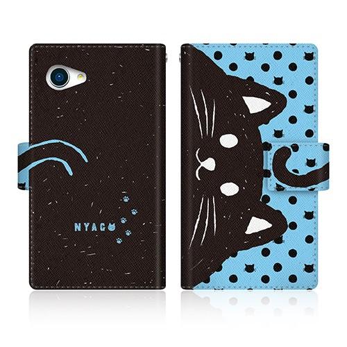 AQUOS Compact (SH-02H) オリジナルデザイン 【 NYAGO ノート しっぽ ブ...