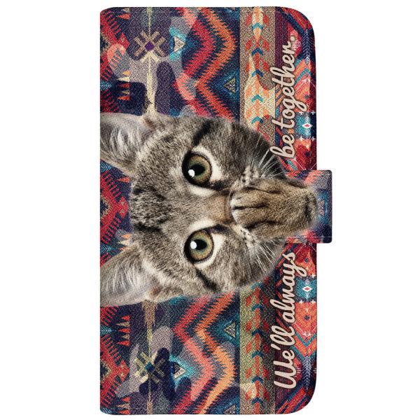 AQUOS zero6 (SHG04) 【 ソラちゃん 肉球をペロペロするにゃー。 ネイティブ柄 エ...