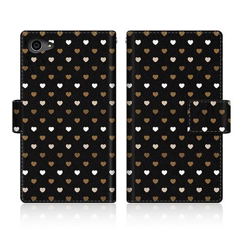 Xperia Z5 Compact (SO-02H) オリジナルデザイン 【 レインボー ハート 5...
