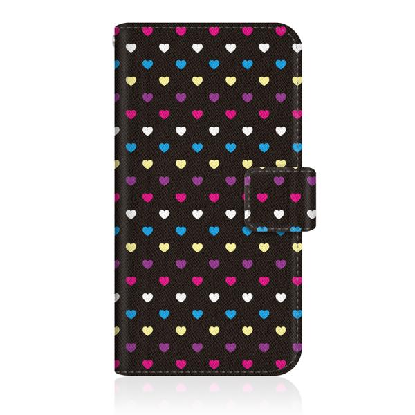 Xperia 1 II (SO-51A) オリジナルデザイン 【 レインボー ハート 50S スリム...