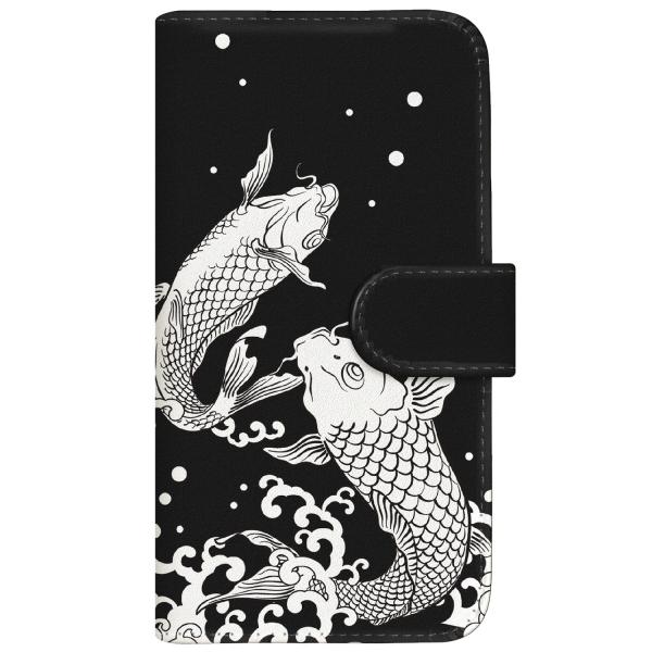 Xperia XZ2 (SOV37)  オリジナルデザイン 【 和柄 鯉の滝登り 】