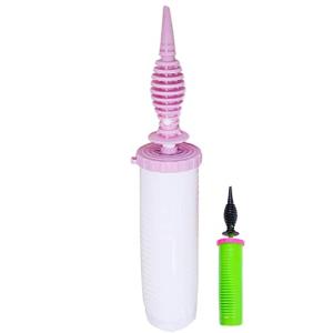 七色良品 ハンドポンプ 風船用空気入れ 4倍速 ダブルアクション