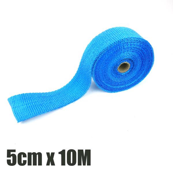 耐熱バンド サーモバンテージ エキゾーストラップ ブルー ジクサー バンディット GSX-R250 ...