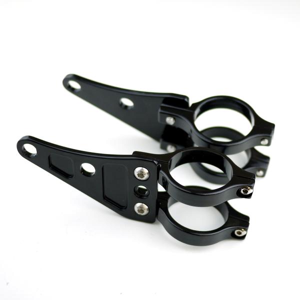 ヘッドライトステー 41パイ 黒 アルミ製 ゼファーχ ZRX400 ZRX400II 750 GP...