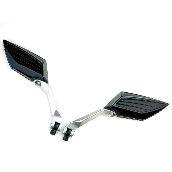 各種アダプター付き ダイヤTTミラー 黒 ブラック CB400SF ゼファーχ ZRX400 XJR...