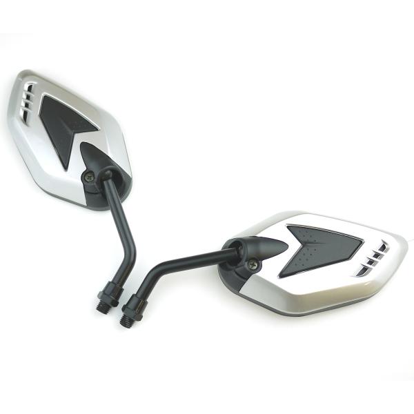 M10正ネジ アローミラー銀 シルバー FTR223 CB223S ディオ CRF250L CRF2...