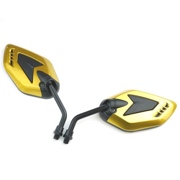 M10正ネジ アローミラー金 ゴールド FTR223 CB223S ディオ CRF250L CRF2...