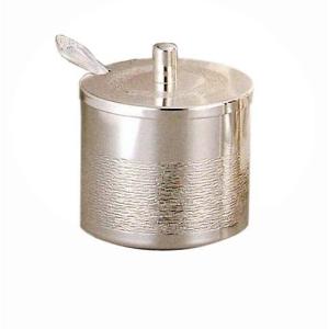 早川シルバー シュガーポット 2人用 東型 洋白（ニッケルシルバー